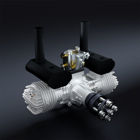 EPHIL XG-40cc-T Glow Plug Two-Stroke Twin-Cylinders Horizontally Opposed Gasoline Engine Model for Fixed-Wing Aircraft Models - RAZORDON