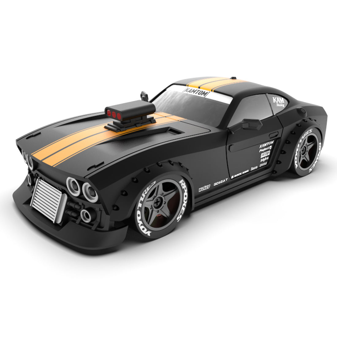 1/32 Scale 2.4G 4WD RC Drift Car with LED Headlights (RTR Version) - Razordon