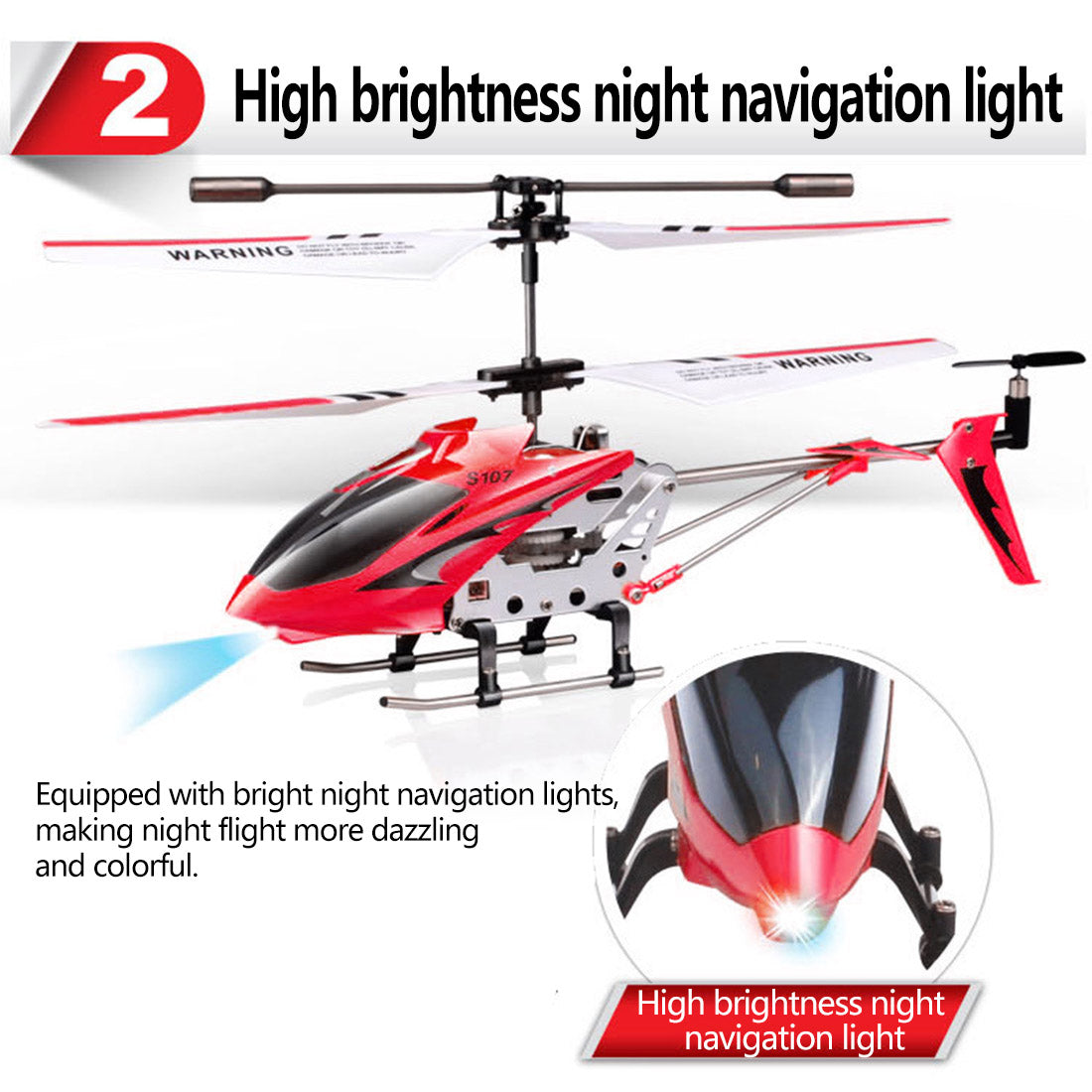 S107G Helicopter Model 2.4G RC 3CH Dual-propeller Aircraft Model with Gyro