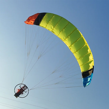 2,4G RTF RC Stunt-Gleitschirmflugzeug mit 1,5 m Spannweite – flugbereites elektrisches ferngesteuertes Flugzeug, Nylon-Überdachung für Erwachsene und Kinder