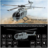 RC ERA 2.4G RC 4CH BO105 bewaffnetes Hubschrauberflugzeug RTF-Modell