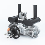 EPHIL X-76cc-T Pro Electric Starter Two-Stroke Twin-Cylinders Horizontally Opposed Gasoline Engine Model for Fixed-Wing Aircraft Models - RAZORDON