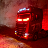 1/18 Scale 770S RC Heavy Duty Truck Devil Eye LED Light Upgrade & Modification Accessory