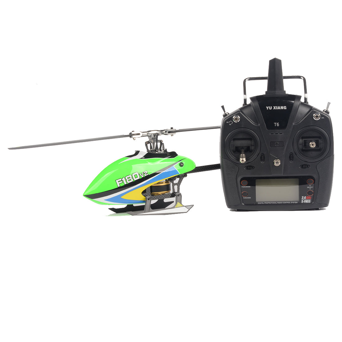 YU XIANG F180V2 RC Helicopter 2.4G 6CH Direct Drive Model