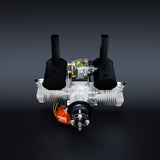 EPHIL X-40cc-T Pro Electric Starter Twin-cylinders Two-Stroke Horizontally Opposed Gasoline Engine Model for Fixed-Wing Aircraft Models - RAZORDON