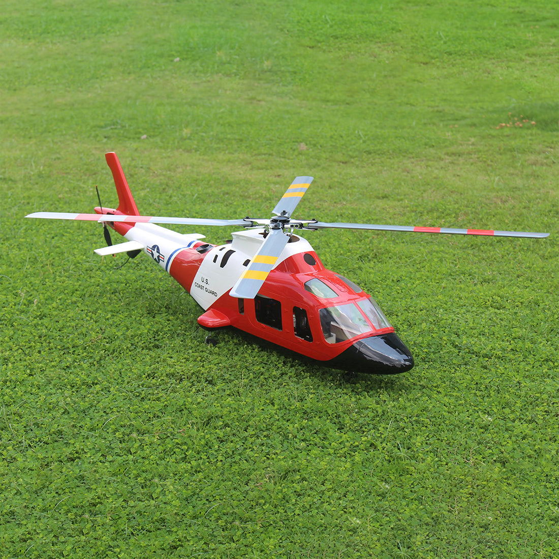 FLISHRC Agusta A109 500-Class 2.4G 6CH Scale RC Helicopter Model with L7 Flight Controller and 4-Mode Positioning GPS RTF