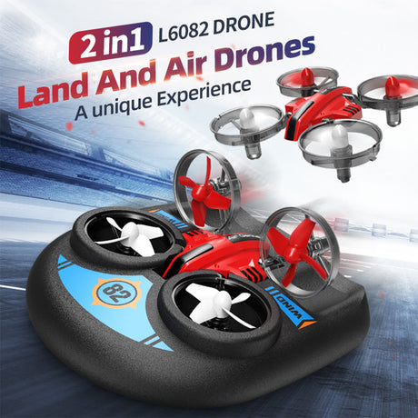 L6082 2.4Ghz RC Electric Amphibious 2-in-1 Aircraft Model Gift for Children