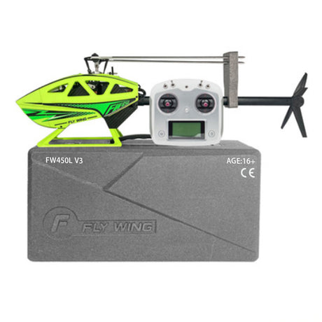 FLYWING 450L V3 2.4G 6CH RC Helicopter Dual Brushless Direct Drive Model Aircraft Toy