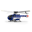 C186MAX BO105 Gunship Aircraft 2.4G RC 4CH Single Flybarless Helicopter Toy - RAZORDON