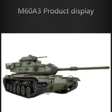 1/16 2.4G RC 미국 M60A3 주력전차 모델 차량 모델 장난감, 조명 및 사운드 포함