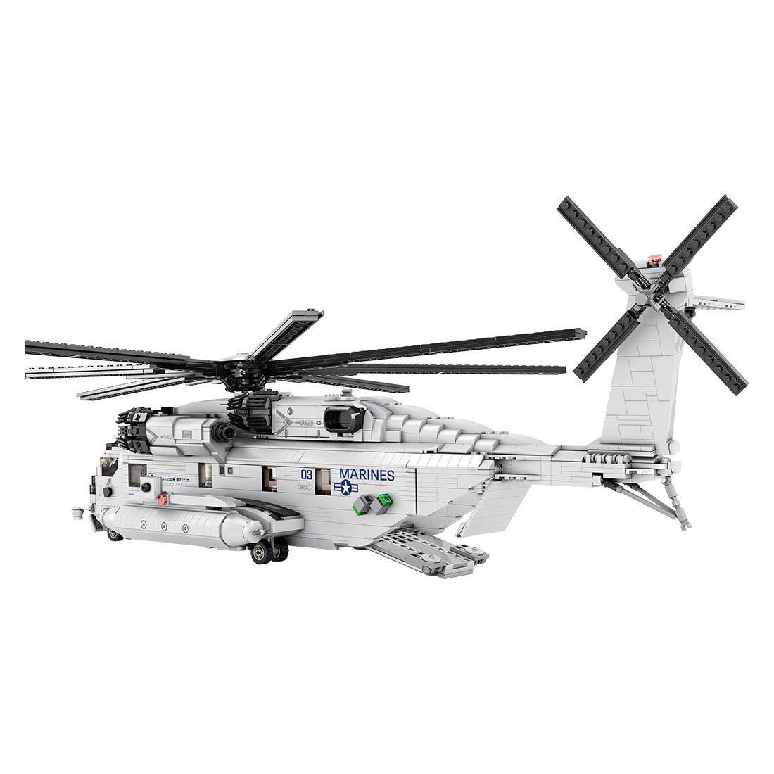 MOC-127265 CH-53E Super Stallion 1/35 Scale Modern Military-themed Small Particles Building Blocks Set - Razordon