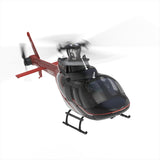 YU XIANG F08 1/27 Scale Bell 206 2.4G 6CH Brushless Direct-Drive 3D/6G Flybarless RC Helicopter Model with Optical Flow Positioning (RTF Version/Mode1/Mode2) razordon