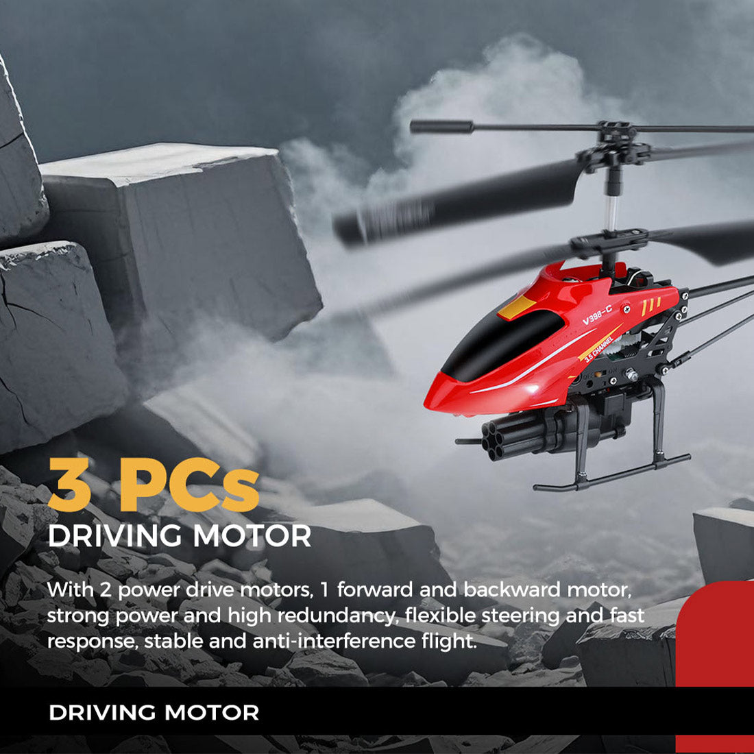 WL V398-C Missile Aircraft RC Helicopter - Razordon