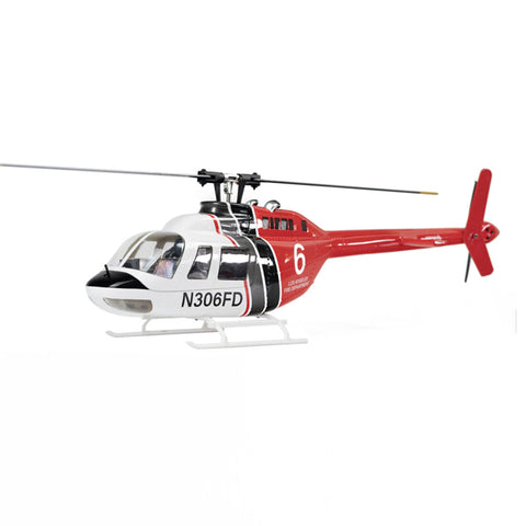 FLYWING Bell-206-V2 470-Class RC Helicopter Model 2.4G RC 6CH Electric Airplane