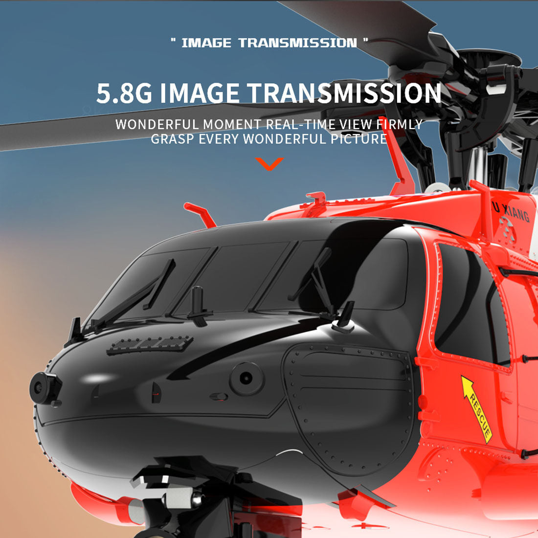 YU XIANG YXZNRC F09-S Helicopter 1/47 2.4G 6CH Aircraft Dual Brushless Direct Drive 6G/3D Stunt Model