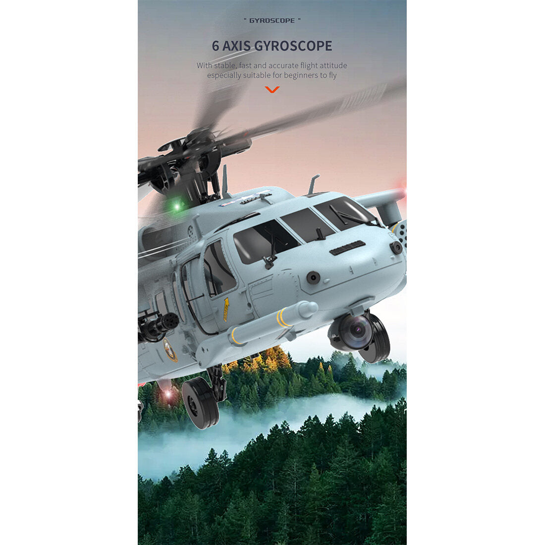 YU XIANG F09-H SH60 Seahawk 8CH RC 헬리콥터 1/47 스케일 2.4G 듀얼 브러시리스 DD 6G/3D 스턴트 헬리콥터 모델(FC&amp;GPS/RTF 버전 포함)