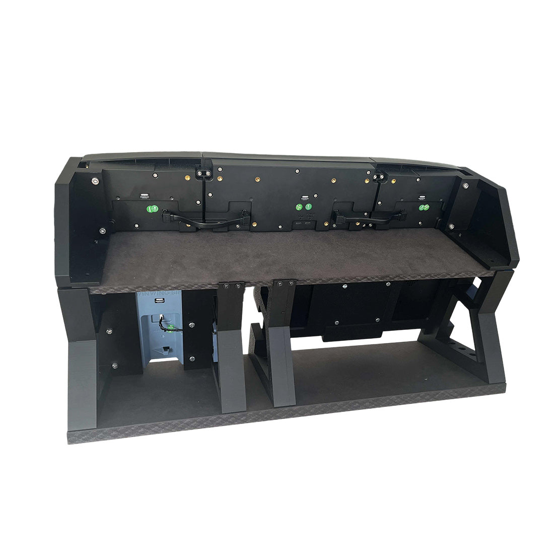 A320 A350 Desktop Flight Simulator Cockpit Display Stand with HD Screen, Carbon Fiber Reinforced 3D Printed Frame, Magnetic Monitor Mount - RAZORDON