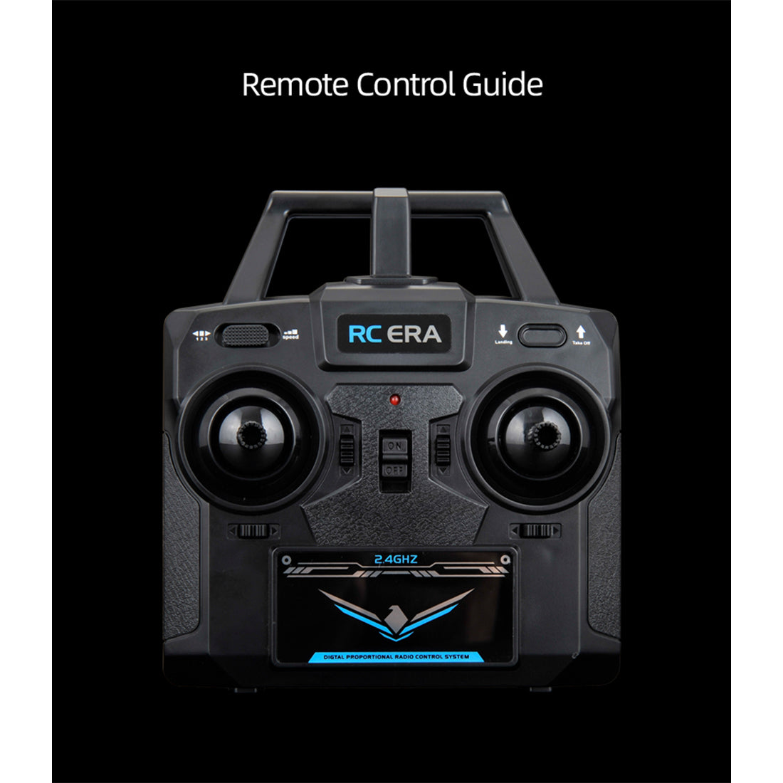 RC ERA A61 1/53 Scale Airwolf 2.4G 4CH Single Rotor Flybarless Mini RC Helicopter Model with Optical Flow Altitude Hold RTF