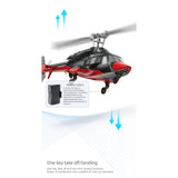 RC ERA A61 1/53 Scale Airwolf 2.4G 4CH Single Rotor Flybarless Mini RC Helicopter Model with Optical Flow Altitude Hold RTF