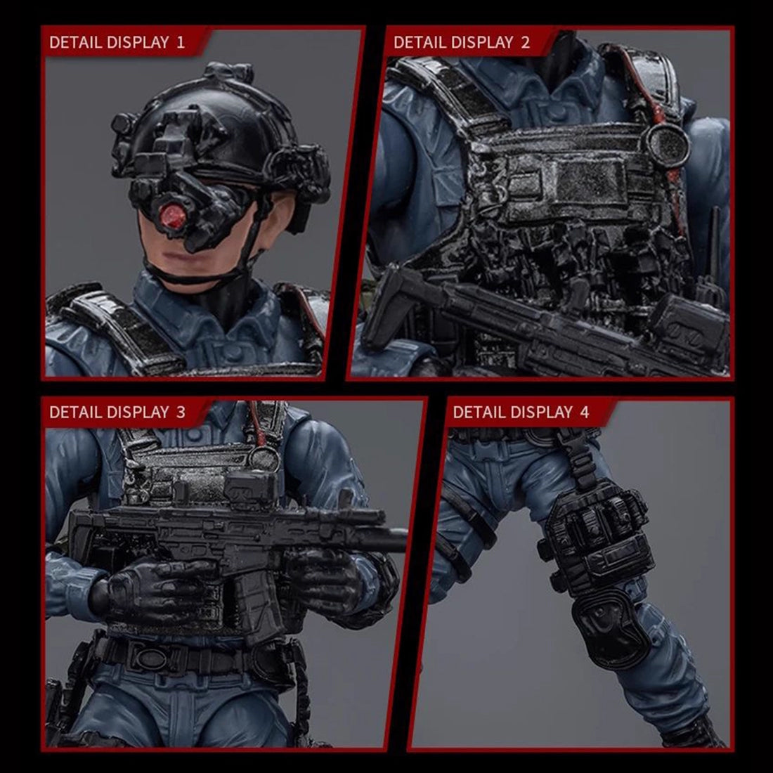 1/18 Scale Articulated Speicial Forces Soldier Figure - RAZORDON