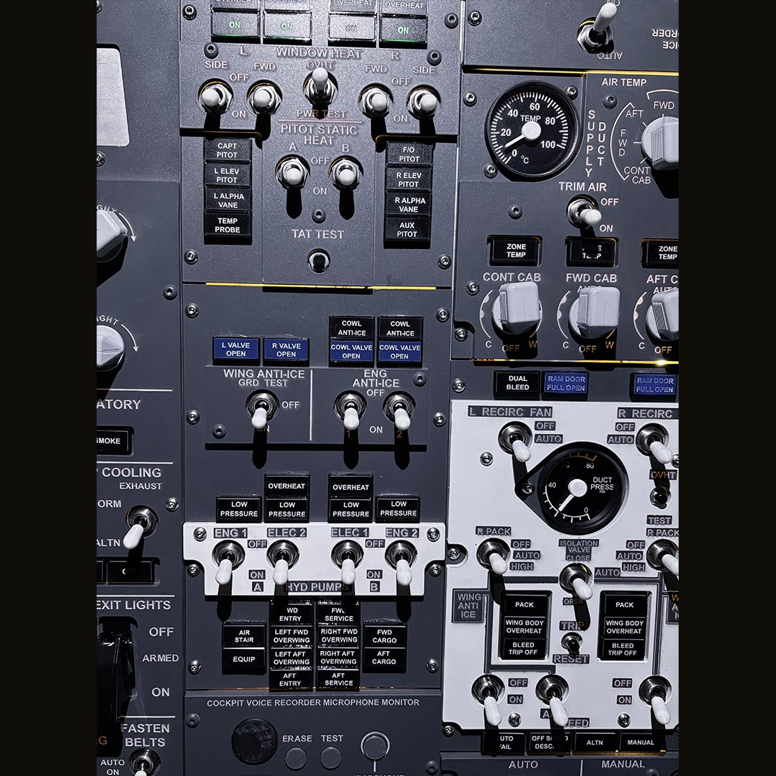 B737-800 Front Overhead Panel - RAZORDON