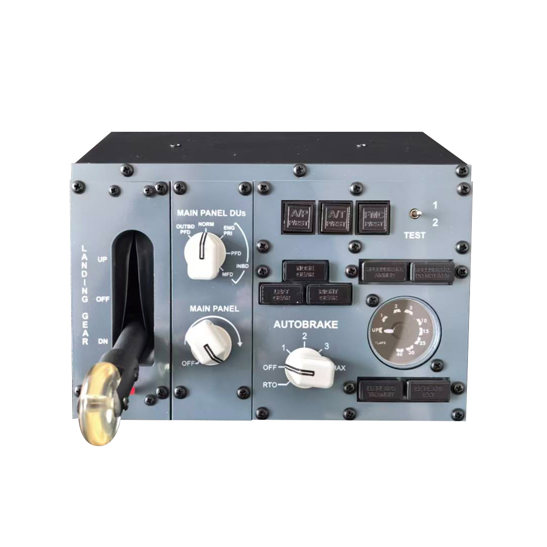 B737 Landing Gear & Autobrake Panel for MSFS/X-Plane Simulators
