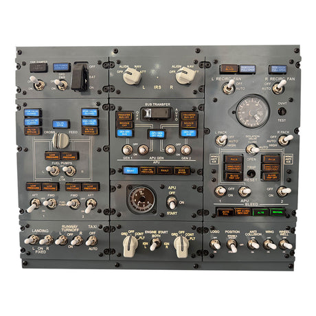 B737 FWD Overhead Flight Simulator Control Panel for MSFS 2020/2024, X-Plane, PMDG737, Zibo737, USB Modular Flight Deck Controller Razordon