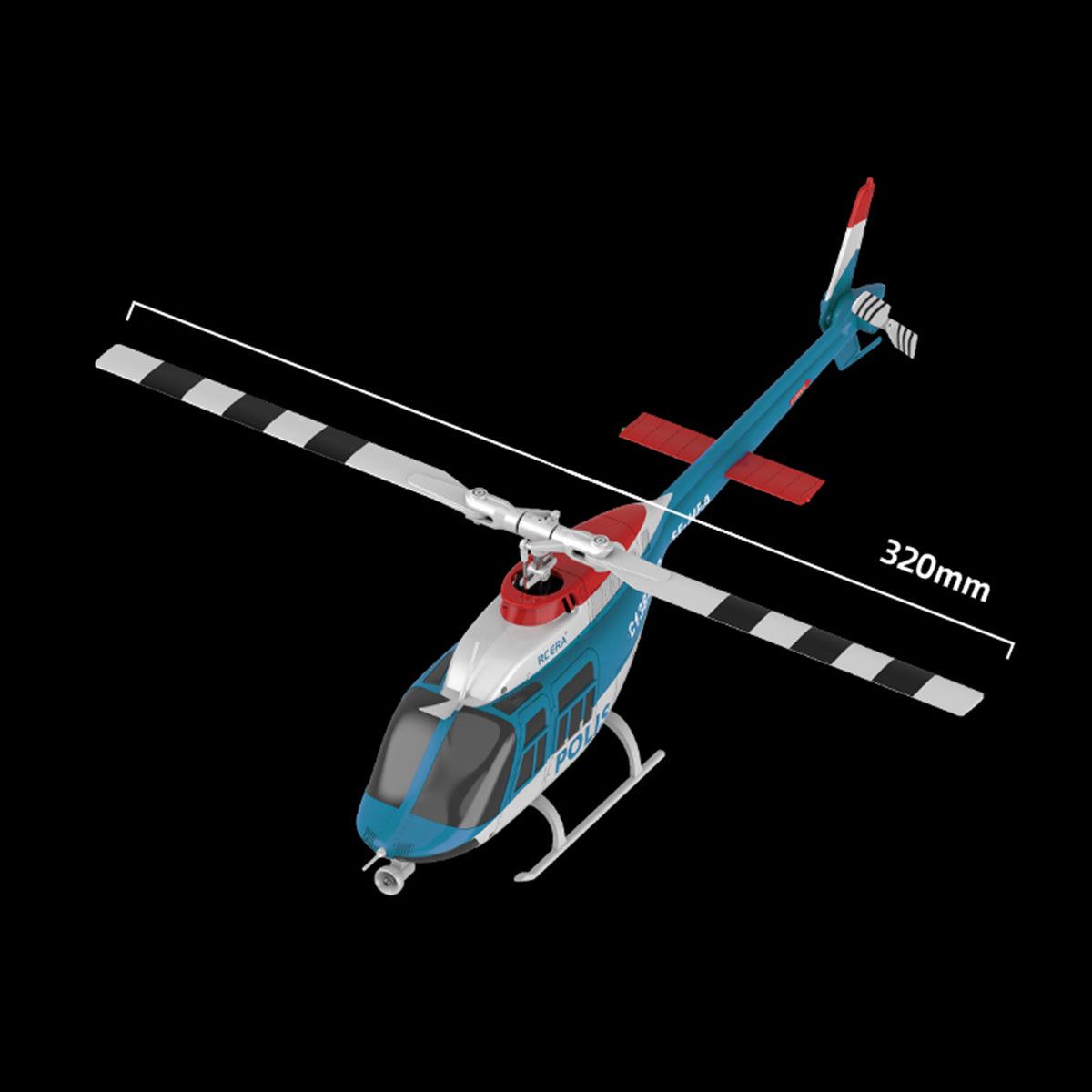 RC ERA C138PRO 1/33 Scale Bell 206 2.4G 6CH Flybarless