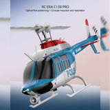 C138PRO 1/33 Scale Bell 206 2.4G 6CH Flybarless Single-Rotor RC Helicopter - RAZORDON