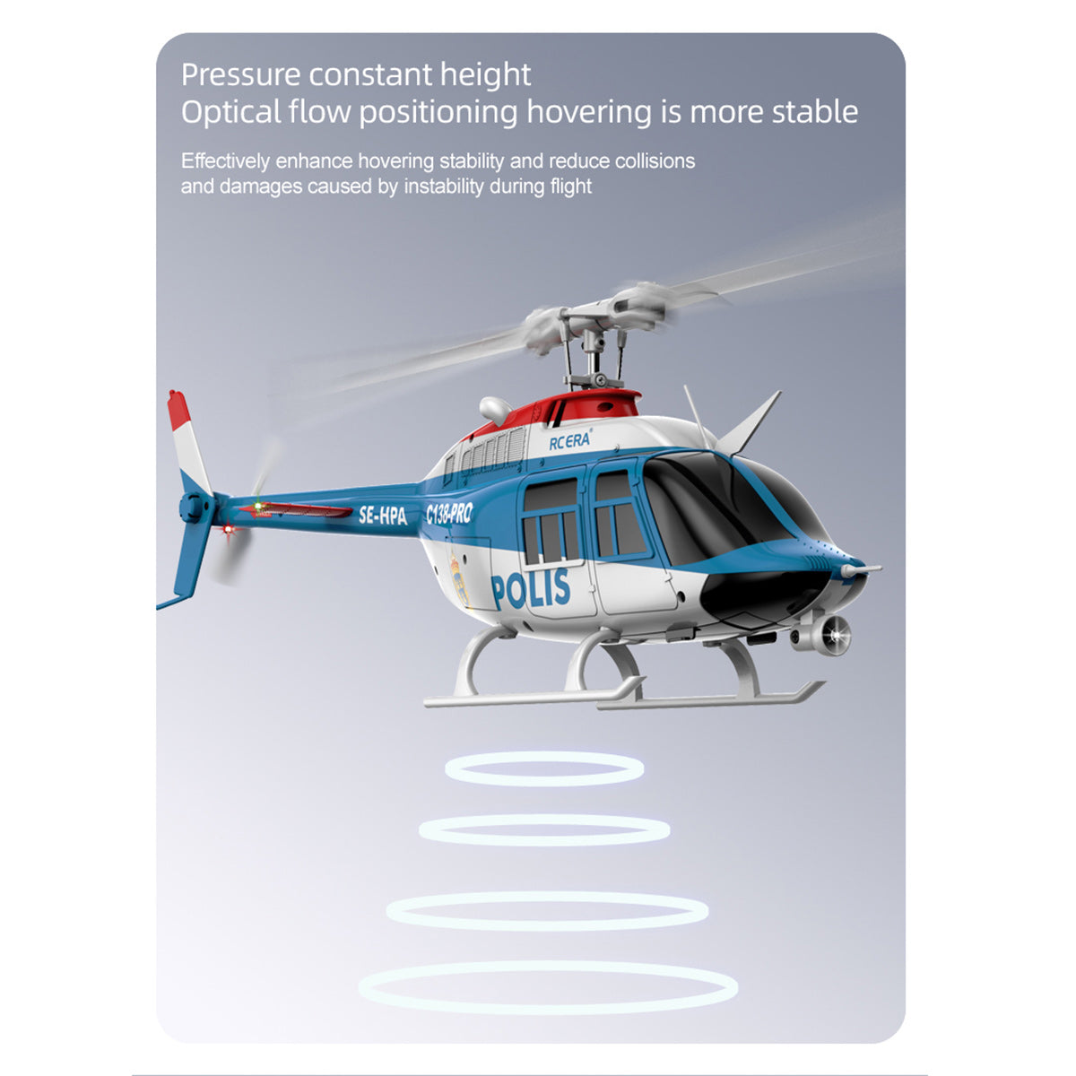 RC ERA C138PRO 1/33 Scale Bell 206 2.4G 6CH Flybarless Single