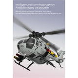 RC ERA C186S BO105 1/48 Scale 2.4G 6CH Single-Rotor Flybarless Realistic Intelligent RC Helicopter - RAZORDON