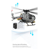 RC ERA C186S BO105 1/48 Scale 2.4G 6CH Single-Rotor Flybarless Realistic Intelligent RC Helicopter - RAZORDON