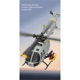 RC ERA C186S BO105 1/48 Scale 2.4G 6CH Single-Rotor Flybarless Realistic Intelligent RC Helicopter - RAZORDON