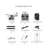 RC ERA C186S BO105 1/48 Scale 2.4G 6CH Single-Rotor Flybarless Realistic Intelligent RC Helicopter - RAZORDON