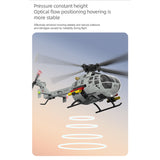 RC ERA C186S BO105 1/48 Scale 2.4G 6CH Single-Rotor Flybarless Realistic Intelligent RC Helicopter - RAZORDON