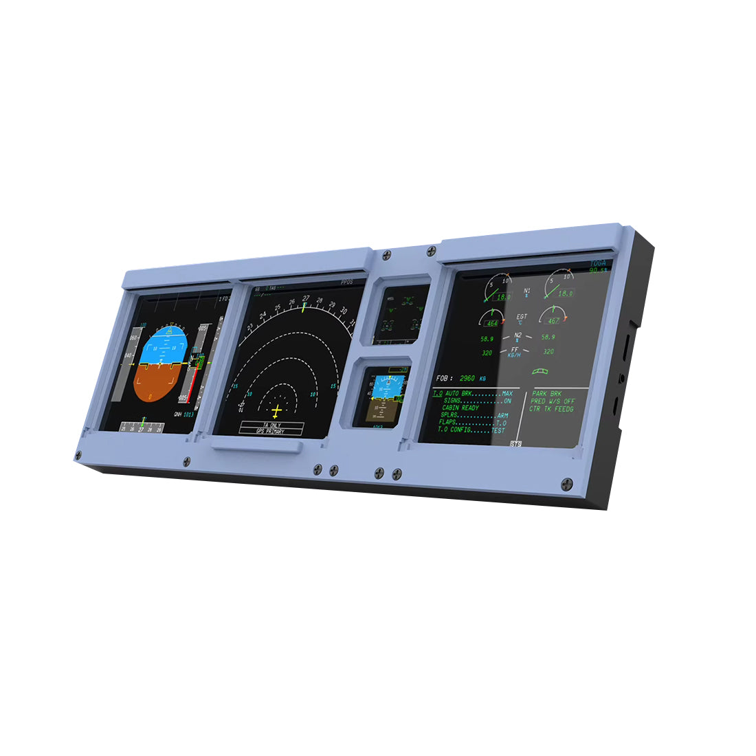 D106 A32X A35X A38X PFD-ND-ECAM-E/WD HOME COCKPIT Panel - RAZORDON