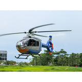 FLISHRC FL500 EC135 500-Class 2.4GHz 6CH Scale RC Helicopter – L7 Flight Controller, 4-Mode GPS Positioning RTF