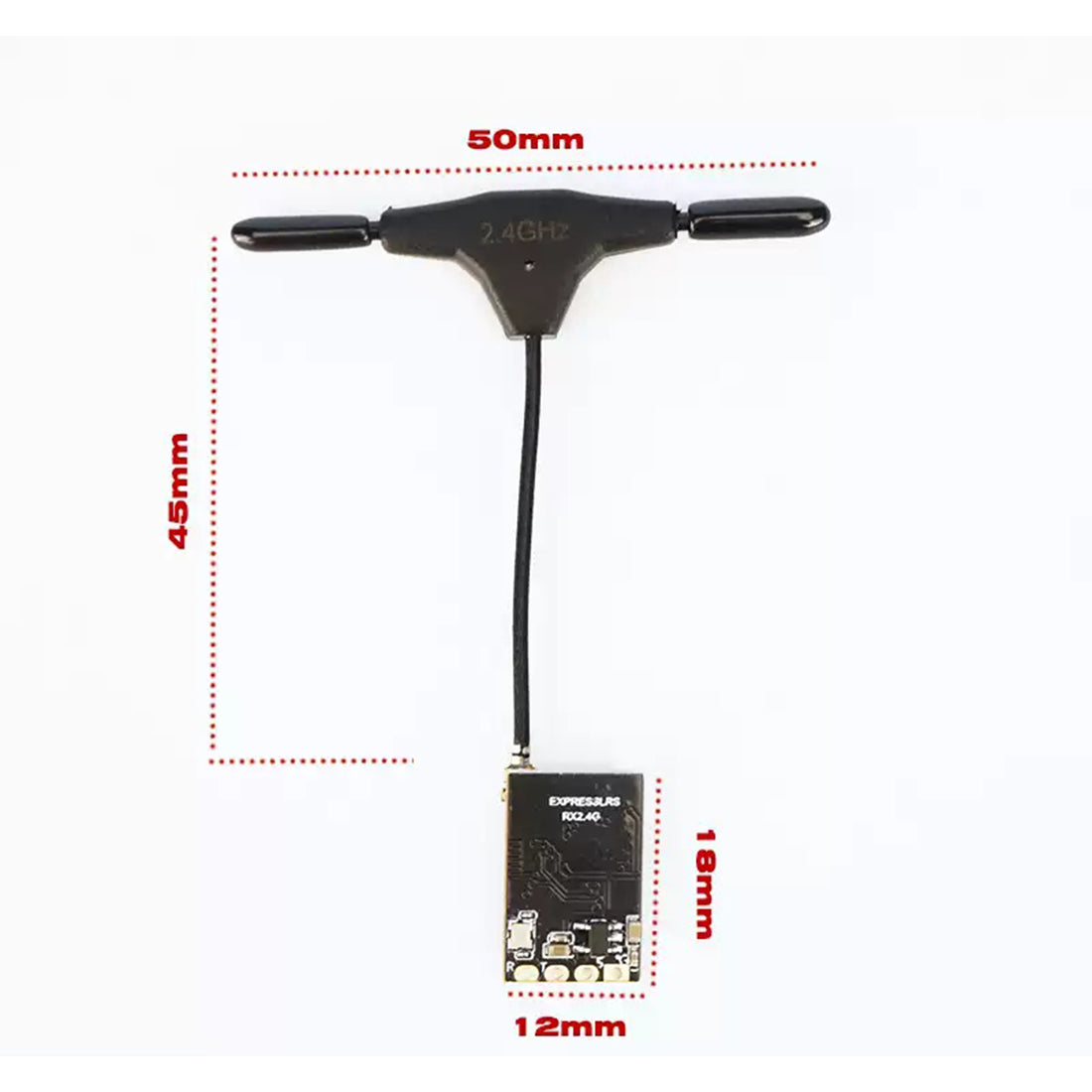 ELRS 2.4GHz Receiver for WOLFBUSH FF10 Simulator Controller - RAZORDON