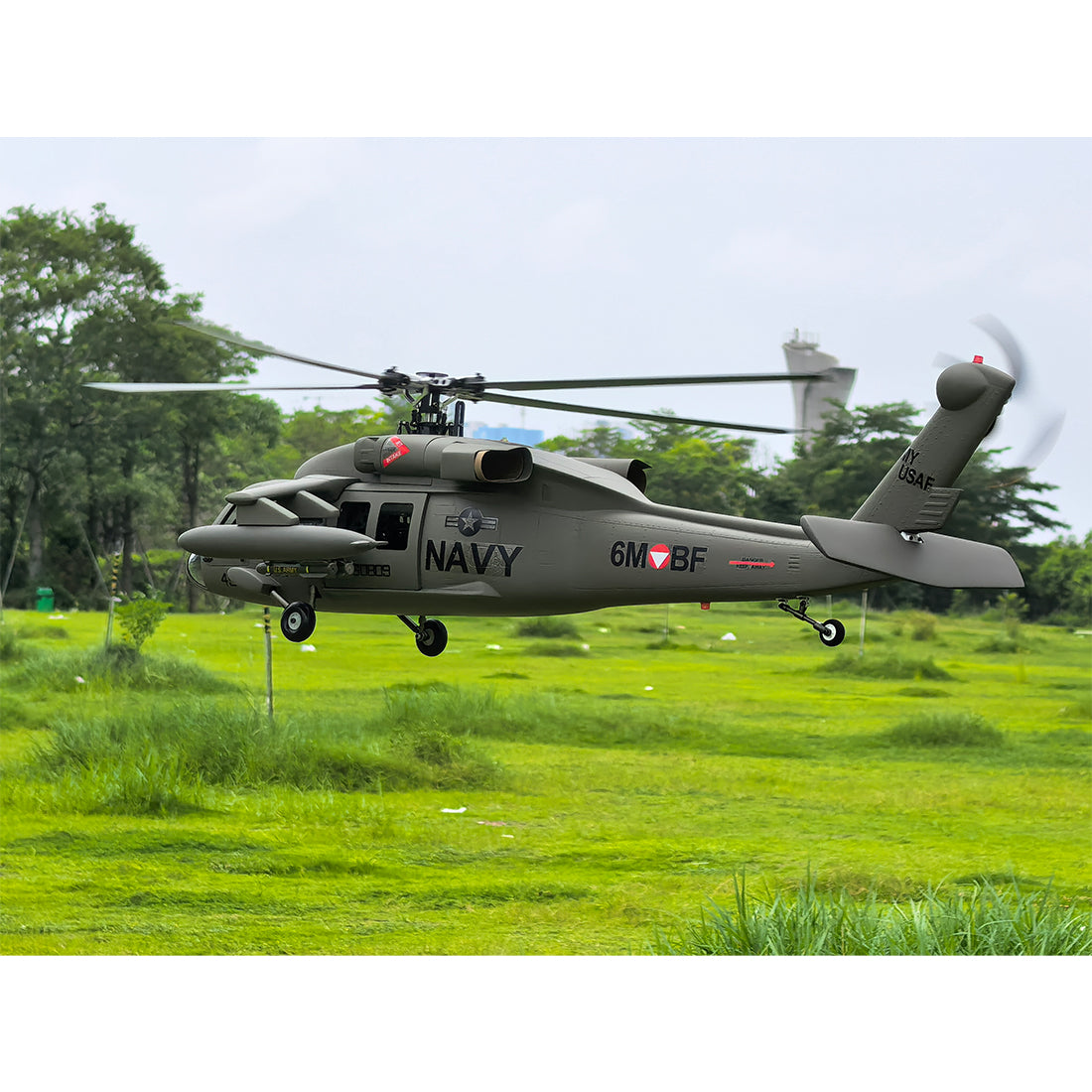 FLISHRC FL500 Black Hawk UH-60 500-Class 2.4GHz 6CH Scale RC Helicopter - RAZORDON