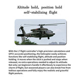 FLISHRC FL500 Black Hawk UH-60 500-Class 2.4GHz 6CH Scale RC Helicopter - RAZORDON