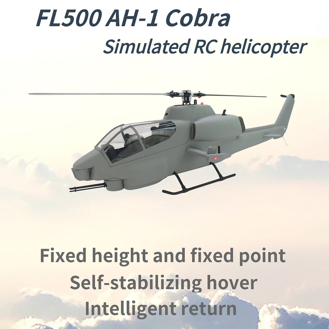 FL500 Bell AH-1 HueyCobra 500-Class 2.4GHz 6CH Scale RTF RC Helicopter - RAZORDON