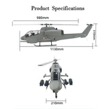FL500 Bell AH-1 HueyCobra 500-Class 2.4GHz 6CH Scale RTF RC Helicopter - RAZORDON