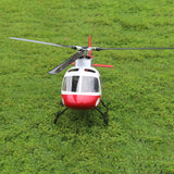 FLISHRC Eurocopter AS350 500-Class 2.4G 6CH Scale RC Helicopter Model with L7 Flight Controller and 4-Mode Positioning GPS RTF