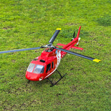 FLISHRC Eurocopter AS350 500-Class 2.4G 6CH Scale RC Helicopter Model with L7 Flight Controller and 4-Mode Positioning GPS RTF