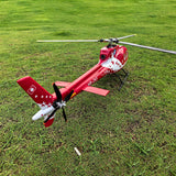 FLISHRC Eurocopter AS350 500-Class 2.4G 6CH Scale RC Helicopter Model with L7 Flight Controller and 4-Mode Positioning GPS RTF