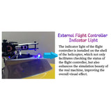 FLISHRC FL500 AH64 Apache 500-Class 2.4GHz 6CH Scale RC Helicopter with L7 Flight Controller, 4-Mode GPS Positioning, Realistic Cockpit – RTF Remote Control Helicopter