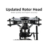 FLISHRC FL500 AH64 Apache 500-Class 2.4GHz 6CH Scale RC Helicopter with L7 Flight Controller, 4-Mode GPS Positioning, Realistic Cockpit – RTF Remote Control Helicopter