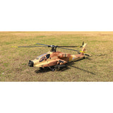 FLISHRC FL500 AH64 Apache 500-Class 2.4GHz 6CH Scale RC Helicopter with L7 Flight Controller, 4-Mode GPS Positioning, Realistic Cockpit – RTF Remote Control Helicopter