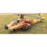 FLISHRC FL500 AH64 Apache 500-Class 2.4GHz 6CH Scale RC Helicopter with L7 Flight Controller, 4-Mode GPS Positioning, Realistic Cockpit – RTF Remote Control Helicopter