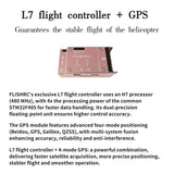 FLISHRC FL500 Airwolf Pro 500-Class 2.4G 6CH Scale RC Helicopter with L7 Flight Controller & 4-Mode GPS Positioning RTF